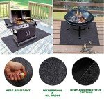 Fire Resistant BBQ Mat for Patio & Hearth