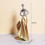 Beauty Lady Wine Bottle Holder - Golden Decor