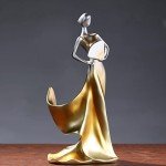 Beauty Lady Wine Bottle Holder - Golden Decor