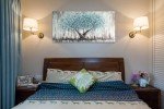 Teal Blue Tree of Life Wall Art Canvas