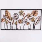 Autumn Leaf Metal Wall Art for Home Decor