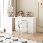 Stylish 6-Drawer Tallboy Dresser and Vanity Table