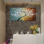 Hand-Painted Tree of Life Canvas Wall Art