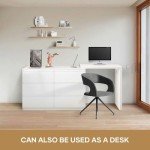 Stylish 6-Drawer Tallboy Dresser and Vanity Table