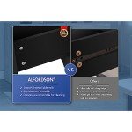 Alfordson Tallboy Dresser with 5 Drawers - Black