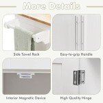 Giantex Rolling Kitchen Island Trolley Cart - White