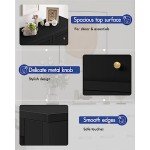 Alfordson Tallboy Dresser with 5 Drawers - Black