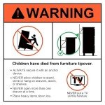 Stylish 6-Drawer Tallboy Dresser and Vanity Table