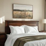 Large Framed Vintage Landscape Wall Art 24x36