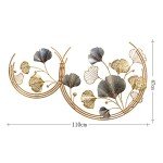 Ginkgo Leaves 3D Metal Wall Art Decor