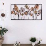 Autumn Leaf Metal Wall Art for Home Decor