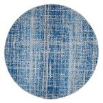 Red and Black Abstract Area Rug - 2'6" x 4