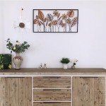 Autumn Leaf Metal Wall Art for Home Decor