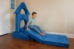 Blue Modular Toddler Couch and Play Set