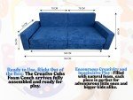 Blue Modular Toddler Couch and Play Set