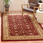 Safavieh Lyndhurst Red and Ivory Area Rug 0.9m x 1.5m