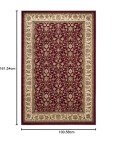 Safavieh Lyndhurst Red and Ivory Area Rug 0.9m x 1.5m