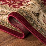Safavieh Lyndhurst Red and Ivory Area Rug 0.9m x 1.5m