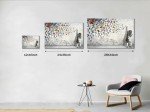 Banksy Butterfly Canvas Wall Art - 24x36inch