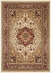 Ivory and Red Safavieh Lyndhurst Area Rug 1.2m x 1.8m