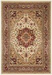 Ivory and Red Safavieh Lyndhurst Area Rug 1.2m x 1.8m