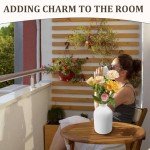 Black Matte Metal Flower Vase for Home Décor