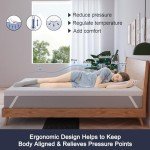 Sweetlove Queen Gel Memory Foam Mattress Topper