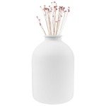 Black Matte Metal Flower Vase for Home Décor