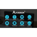 Alfordson King Single Bed Frame with LED Storage