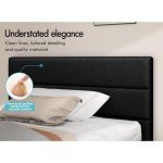 Alfordson King Single Bed Frame with LED Storage