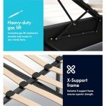 Alfordson King Single Bed Frame with LED Storage