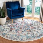 Boho Chic Vintage Medallion Area Rug 4' x 6