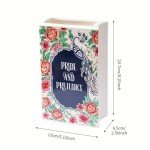 Book-Shaped Ceramic Vase for Flower Decor