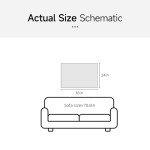 Large Framed Vintage Landscape Wall Art 24x36