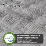 Sweetlove King Memory Foam Mattress with Bamboo Charcoal