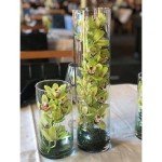 Tall Clear Glass Cylinder Vase for Events and Decor