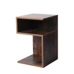 Compact Oak Nightstand with Drawers for Small Spaces
