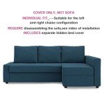 Navy Blue Slipcover for IKEA Friheten Sofa