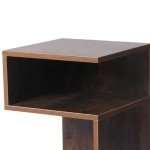 Compact Oak Nightstand with Drawers for Small Spaces