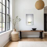 Zen Lotus Flower Canvas Wall Art for Home