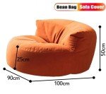 Chenille Bean Bag Chair - Soft and Washable