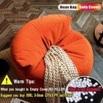 Chenille Bean Bag Chair - Soft and Washable
