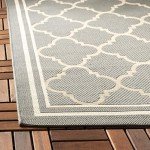 Safavieh Courtyard II Anthracite/Beige Area Rug