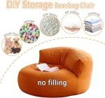 Chenille Bean Bag Chair - Soft and Washable