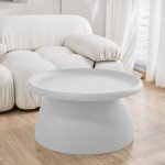 Round Mushroom Coffee Table for Indoor/Outdoor Use