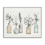 Farmhouse Wall Art featuring Bottles and Plants