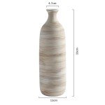 White Ceramic Tall Flower Vase for Dried Flowers