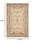 Ivory Rectangular 1.2m x 1.8m Rug