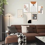 Honeybaby Boho Minimalist Abstract Wall Art Set