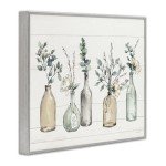 Farmhouse Wall Art featuring Bottles and Plants